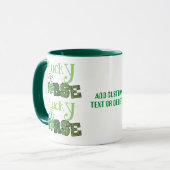 Glück, ein St Patrick's Nurse Kleeblatt Klee zu se Tasse (Vorderseite Links)