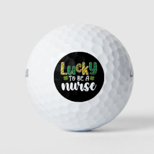 Glück, ein Tag der Krankenschwester St. Patrick zu Golfball
