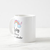 Glück, eine Fitness-Lehrer-Tasse zu sein Kaffeetasse (Vorderseite Links)