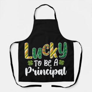 Glück, eine Grundschule zu sein, St. Patrick's Day Schürze