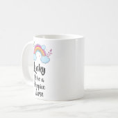 Glück, eine Krankenschwester-Tasse zu sein Kaffeetasse (Vorderseite Links)