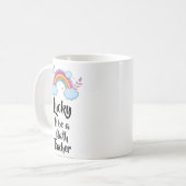 Glück, eine Mathematik-Lehrer-Tasse zu sein Kaffeetasse (Vorderseite Links)