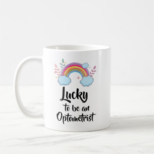 Glück, eine optometrische Tasse zu sein (Links)
