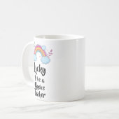 Glück, eine Physiklehrer-Tasse zu sein Kaffeetasse (Vorderseite Links)