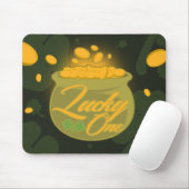 Glück Eins Mousepad (Mit Mouse)