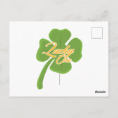 Glück Eins Postkarte (Rückseite)