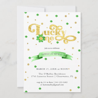 Glück Eins | St. Patrick's Day 1. Geburtstag