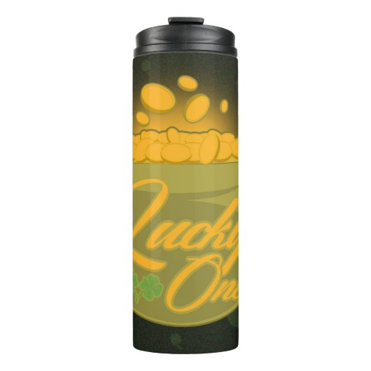 Glück Eins Thermosbecher (Vorderseite)