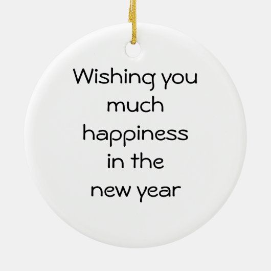 Glück Enso Verzierung Keramik Ornament (Hinten)