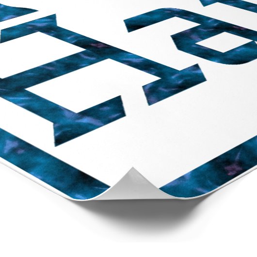 Glück: Fencing Poster (Ecke)