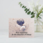 Glück finden postkarte (Stehend Vorderseite)