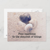 Glück finden postkarte (Vorne/Hinten)