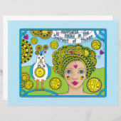 Glück_Flachpapier Blatt 11"x8.5 (Vorne/Hinten)