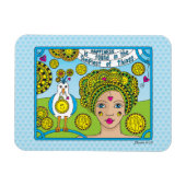 Glück_Flexible Magnet 6"x4" (Horizontal)