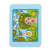 Glück_Flexible Magnet 6"x4" (Vertikal)