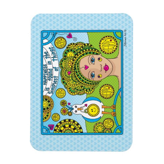 Glück_Flexible Magnet 6"x4" (Vertikal)