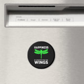 Glück fliegt mit Libellen Magnet (In Situ (Geschirrspüler))