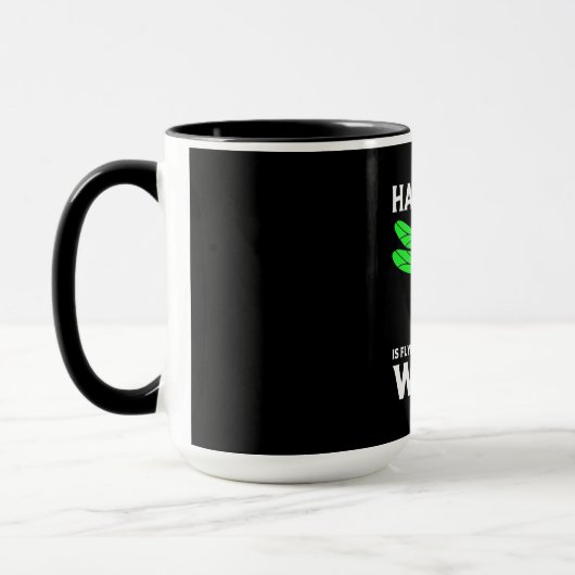Glück fliegt mit Libellen Tasse (Links)