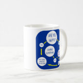 Glück-Flussdiagramm-Kaffee-Tasse Kaffeetasse (VorderseiteRechts)