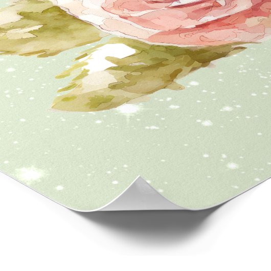 Glück fühlt sich gut Verse Poster (Ecke)