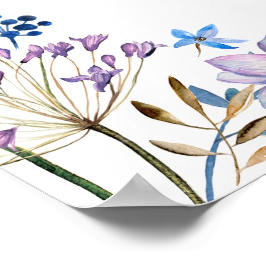 Glück fühlt sich gut Verse Poster (Ecke)