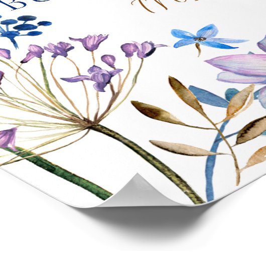 Glück fühlt sich gut Verse Poster (Ecke)