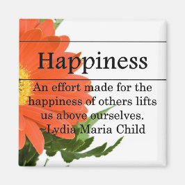 Glück für andere schaffen magnet