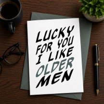 Glück für dich Ich mag ältere Männer Geburtstag gu