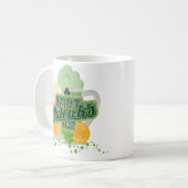 Glück für die Iren Kaffeetasse (Vorderseite Links)