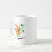 Glück für die Iren Kaffeetasse (Vorderseite Links)