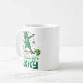 Glück für die Iren Kaffeetasse (Vorderseite Links)