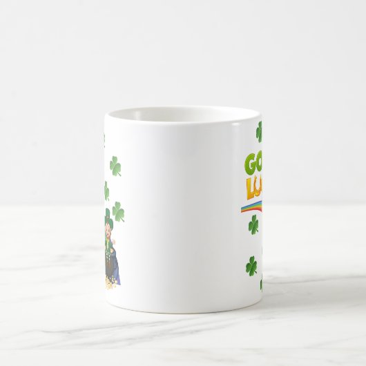 Glück für die Iren Kaffeetasse (Mittel)