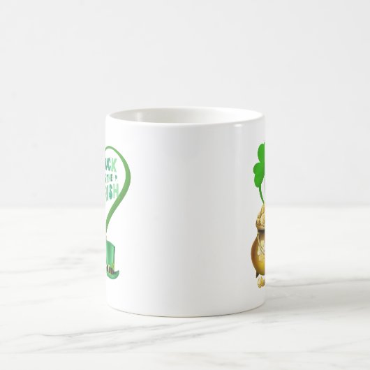 Glück für die Iren Kaffeetasse (Mittel)