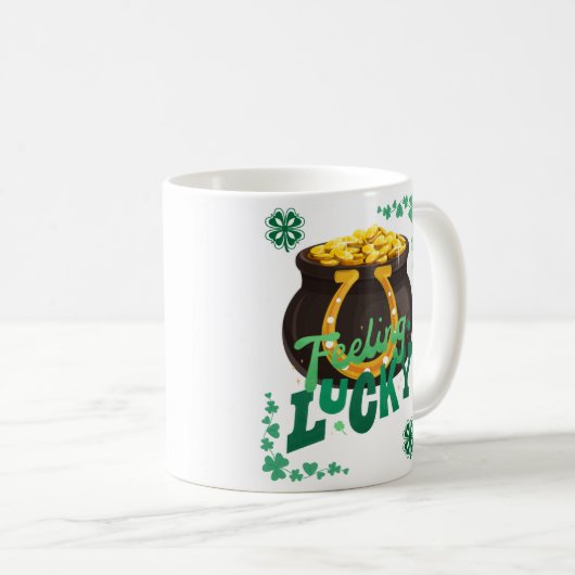 Glück für die Iren Kaffeetasse (VorderseiteRechts)
