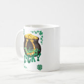 Glück für die Iren Kaffeetasse (Vorderseite Links)