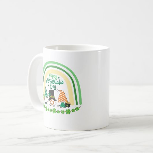 Glück für die Iren Kaffeetasse (Vorderseite Links)