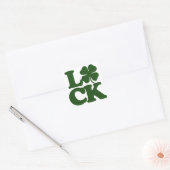 Glück für die Iren Quadratischer Aufkleber (Umschlag)