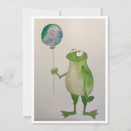 Glück für ein Party Einladung (Vorderseite)