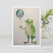 Glück für ein Party Einladung (Stehend Vorderseite)