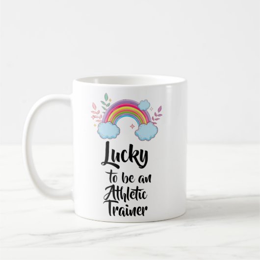Glück für eine Athletiktrainer-Tasse Kaffeetasse (Links)
