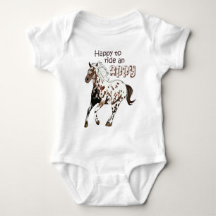 Glück für einen Appetit Baby Strampler