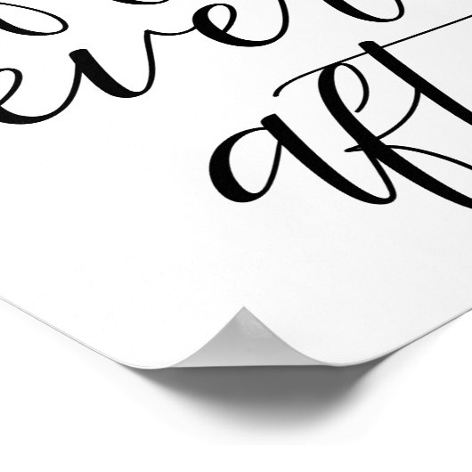 Glück für immer nach Hochzeit Poster (Ecke)