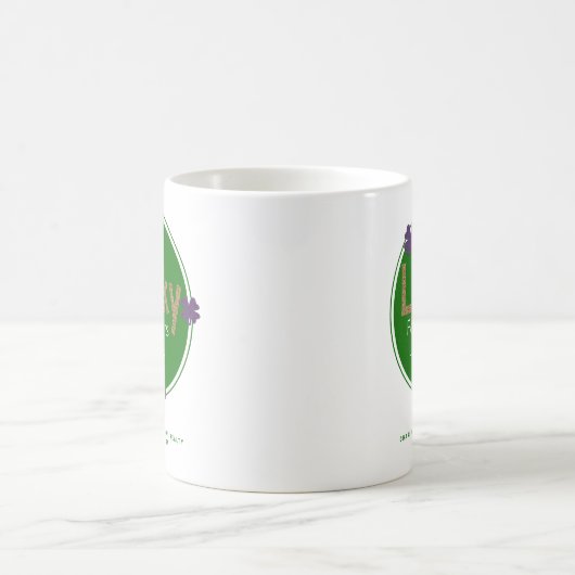 Glück für Kunden wie Sie St. Patrick's Day Kaffeetasse (Mittel)
