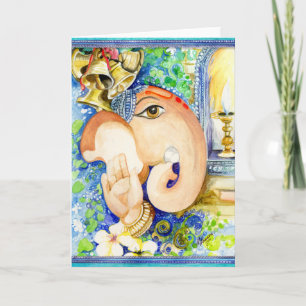 Glück Ganesh Diwali Karte