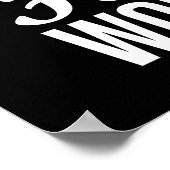 Glück gegen harte Arbeit - Fitness, Hustel, Erfolg Poster (Ecke)