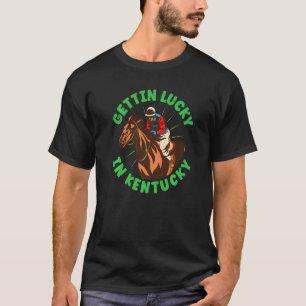 Glück gehabt beim Kentucky-Pferderennen Vintage De T-Shirt