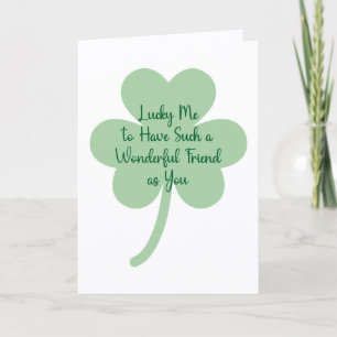 Glück gehabt, dass du mich hast St. Patrick’s Day Karte