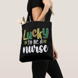 Glück gehabt, eine Krankenschwester am St. Patrick Tasche