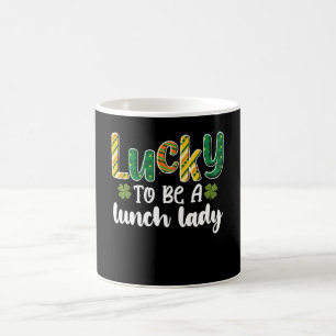 Glück gehabt, eine Schulküchenhilfe am St. Patrick Kaffeetasse
