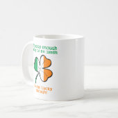 Glück gehabt, Ire zu sein Kaffeetasse (Vorderseite Links)